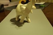 Elephant carved stone
