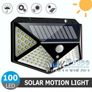 4x 100 LED Outdoor Solar Power Wall Light PIR Motion Sensor Garden Security Lamp Image 2