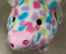 Plush piggy bank