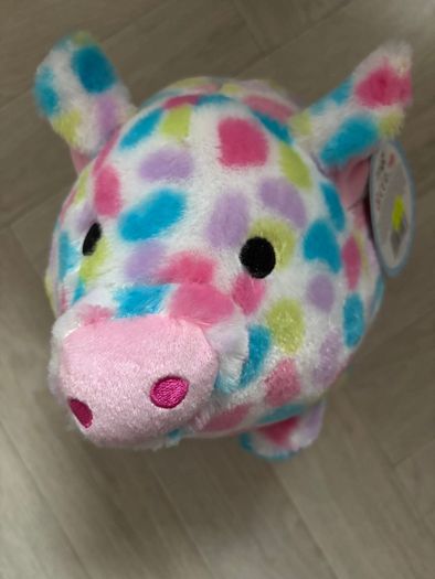 Plush piggy bank