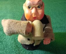 Vintage Paper Mache Toy Man