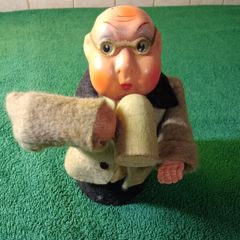 Vintage Paper Mache Toy Man