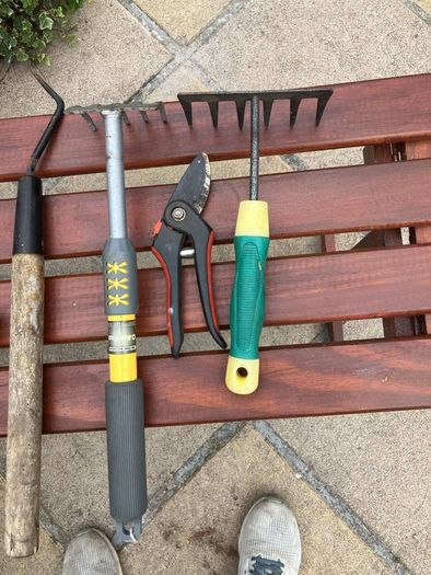 Assortment of garden tool
