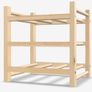 Wooden Wine Racks stackable holds 27 bottles Image 3
