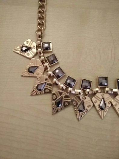 River Island Gold and Dark Silver necklace