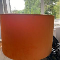 Burnt orange lampshades