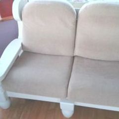 Timber two-seater