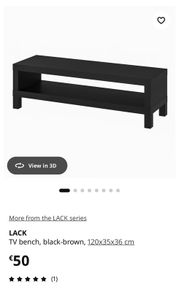 Ikea TV bench