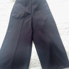 Zara wide cropped trousers culottes size S black