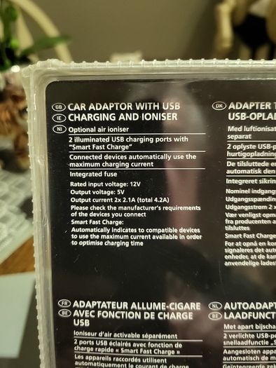Car usb ioniser