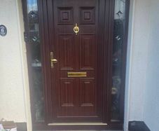 Rosewood door and 2 side panels