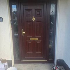 Rosewood door and 2 side panels
