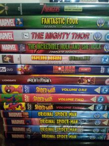 Marvel Animated 14 Dvd Bundle Lot Spider-man Thor Iron Man Avengers Hulk Thor She-hulk Fantastic Four Etc