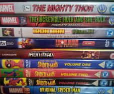 Marvel Animated 14 Dvd Bundle Lot Spider-man Thor Iron Man Avengers Hulk Thor She-hulk Fantastic Four Etc