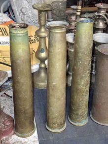 Old Brass Shells WW1 ETC. for sale Price is for the 1, Postage Available or Collection