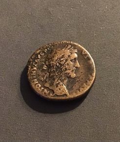 Roman Coin Emperor Antoninus Pius 153-154 AD Sestertius