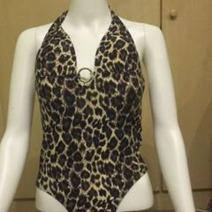Leopard print swimsuit