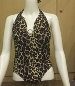 Leopard print swimsuit