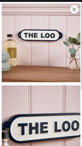 Loo door sign