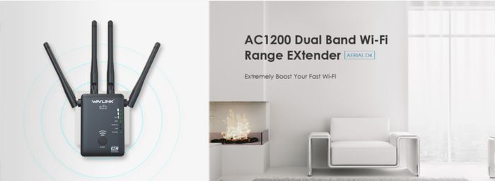 Wavlink AC1200 Dual Band (2.4GHz/5GHz) 3-IN-1 WIFI Router/Range Extender & Signal Booster  - UK Plug (Brand New/Warranty)