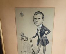 Framed Vintage Caracature