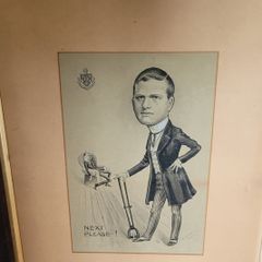 Framed Vintage Caracature