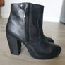 Leather Ankle Boots Size Uk 7 ( Eu 40) Image 2