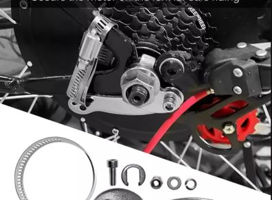 Electric Bicycle M14 Torque Arm Ebike Torque Washers Universal Steel For Front or Rear E-bike Motor Parts