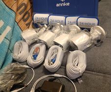 Brand new Home CCTV system 4 cameras and 8 channel DVR all accessories and cables needed to install