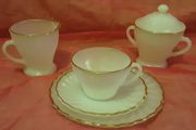 American milk white tea service, PRICE DROP