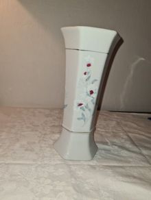 Antique hand painted vase