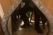 Moroccan style metal mirror postage extra