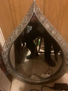 Moroccan style metal mirror postage extra