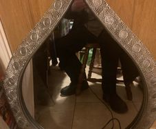 Moroccan style metal mirror postage extra