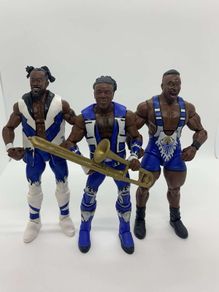 wwe elite series 42,43 & 44 Xavier woods , Big E & Kofi Kingston The New Day action figures