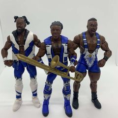 wwe elite series 42,43 & 44 Xavier woods , Big E & Kofi Kingston The New Day action figures