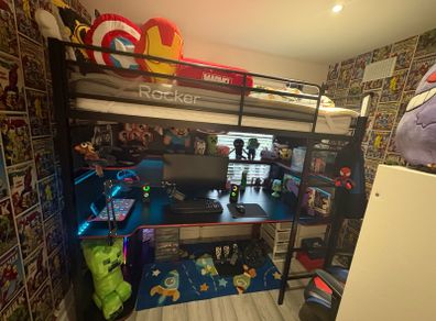 X rocker gaming bed