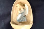 Vintage holy water font