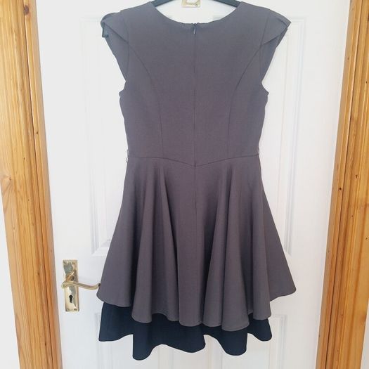 Grey Lined Dress - Size 10