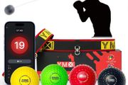 Ultimate Training Ball Set - 4 Reaction Ball Plus 2 Adjustable Headband, Great for Reflex, Timing, Accuracy, Focus and Hand Eye Coordination Training for Boxing, MMA