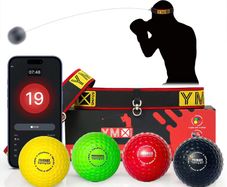 Ultimate Training Ball Set - 4 Reaction Ball Plus 2 Adjustable Headband, Great for Reflex, Timing, Accuracy, Focus and Hand Eye Coordination Training for Boxing, MMA