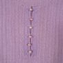 Beth Bowley Mauve Purple Knit Henley Top with Side Tie Size XS/S Image 3