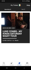 Concert ticket