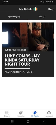 Concert ticket