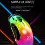 G702 Right-Handed Wired USB RGB Backlit Ergonomic Game Mouse with CMOS Sensor Crystal Transparent Shell for Electronic Sports Image 4