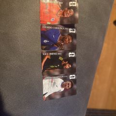 Panini World Cup 2026 Coca-Cola stickers Bundle including: Antonee Robison(USA),Virgil Van Dijk(Ned),Eduardo Camavinga(Fra),Raul Jimenez(Mex).