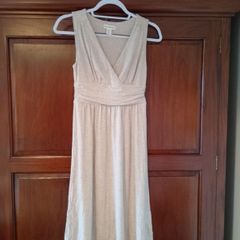 Sand coloured sun dress