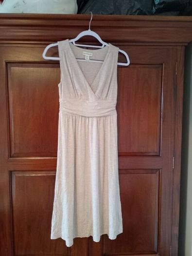Sand coloured sun dress