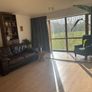 (1 of 2 + futon) Brown genuine Italian leather 3 seater sofa Image 7