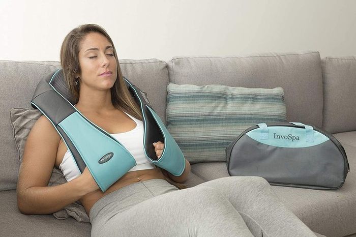 Shiatsu Back Neck and Shoulder Massager with Heat  Deep Tissue 3D Kneading Pillow Massager for Neck, Back, Shoulders, Foot, Legs Electric Full Body Massage, Relieve Muscle pain - Office, Home & Car
